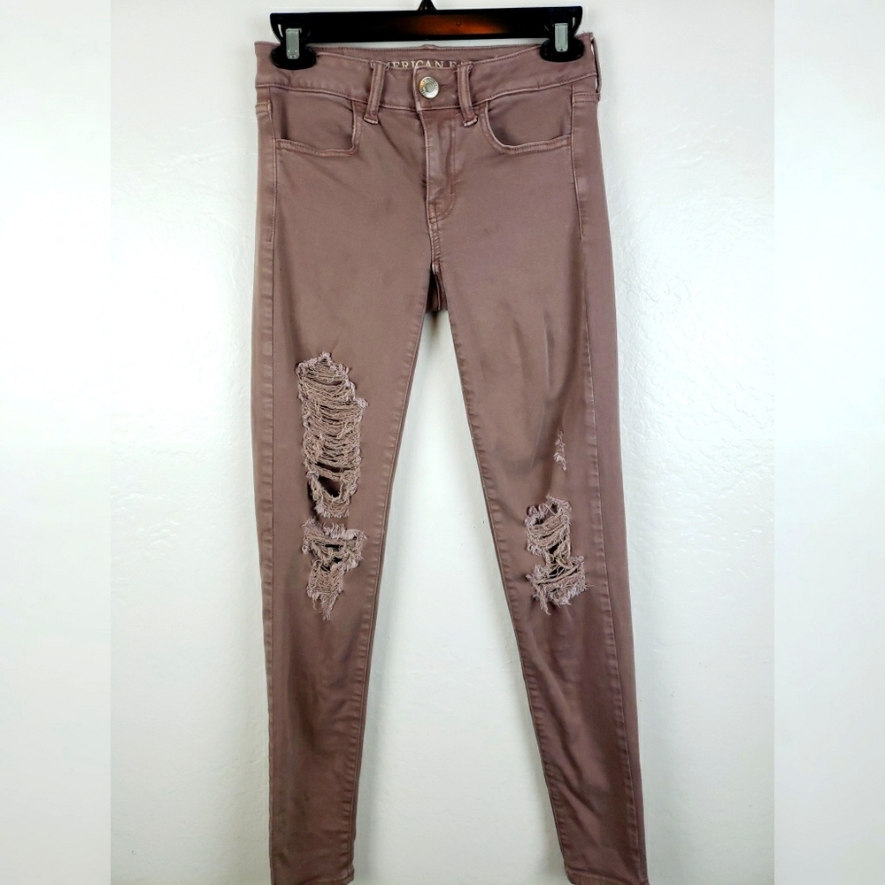 COPY -  American Eagle Super Stretch X Distressed Jeans 2